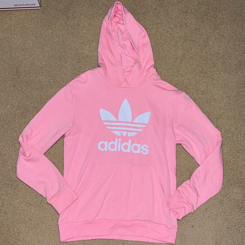Adidas: Pink hoodie